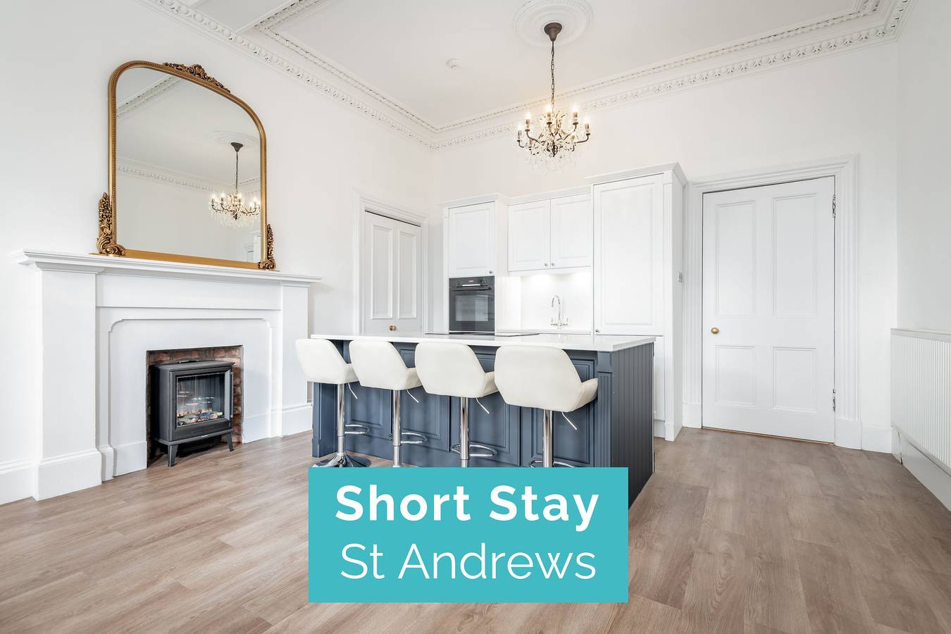 Entire apartment, Queen's Gardens (No 3A) in St Andrews, Fife region