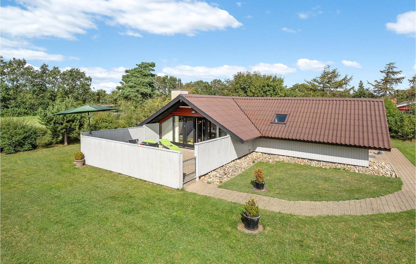 Ferienhaus für 6 Personen mit Terrasse in Skjern, Ringkøbing Fjord