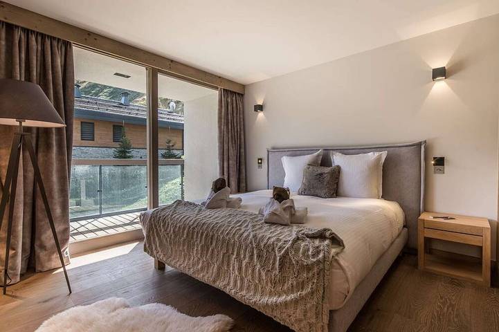 Apartamento entero, Apartamento acogedor 51m², 4 personas, Courchevel: centro, pistas, vista, balcón, parking, Spa in Saint-Bon-Tarentaise, Massif de la Vanoise