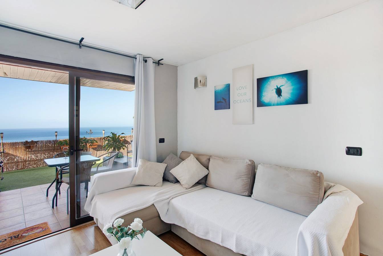 Hel leilighet, Ferieleilighet for 2 personer med hage in Puerto Rico (Gran Canaria), Gran Canaria syd