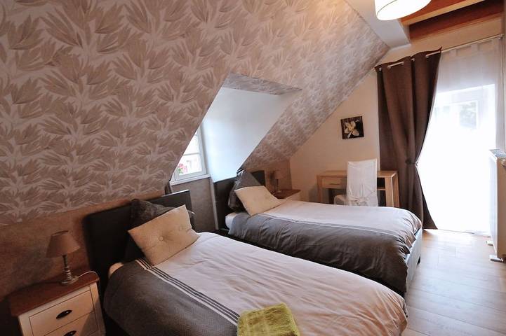 Gîte pour 4 personnes, avec jacuzzi et balcon ainsi que sauna et jardin à Haselbourg - 2