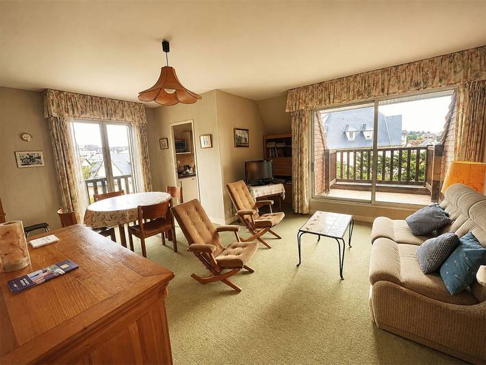 Gîte pour 4 personnes, avec balcon à Blonville-sur-Mer