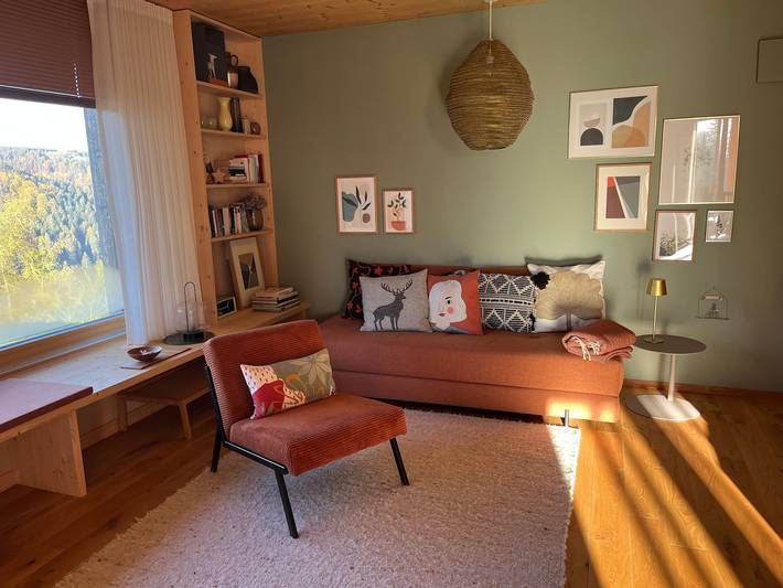 Entire apartment, Apartment 'Am Stadtwald' with Mountain View, Private Terrace and Wi-Fi in Triberg, Southern Black Forest