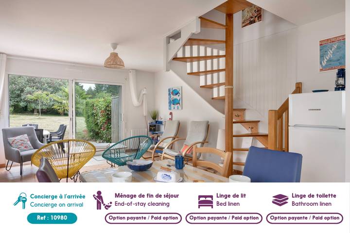 Location de vacances pour 5 personnes, avec jardin et terrasse, adapté aux familles à Arzon - 3