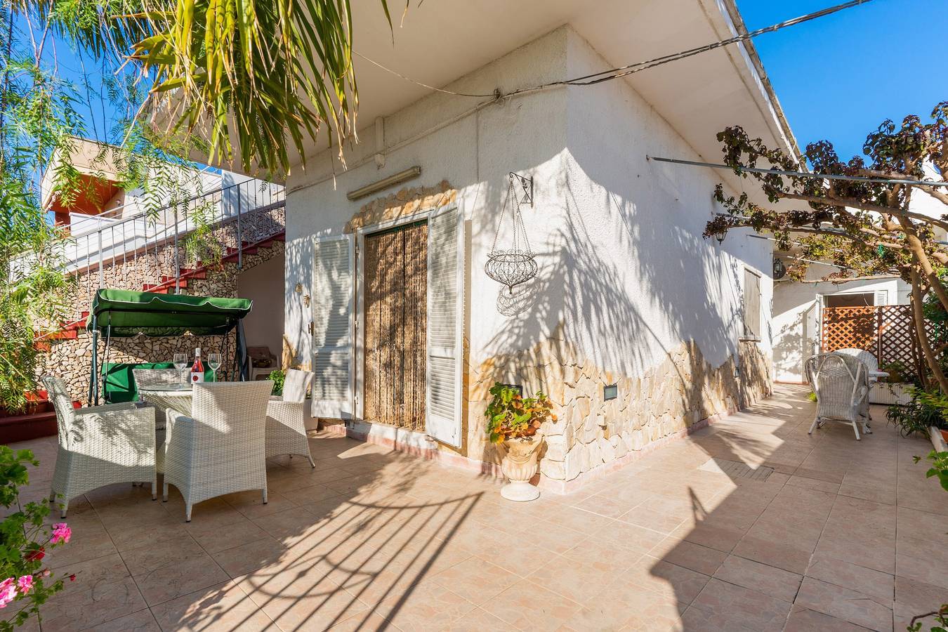 Villa 'Villetta A Torre Lapillo' avec vue sur la mer, terrasse partagée et climatisation in Porto Cesareo, Golfe de Tarente