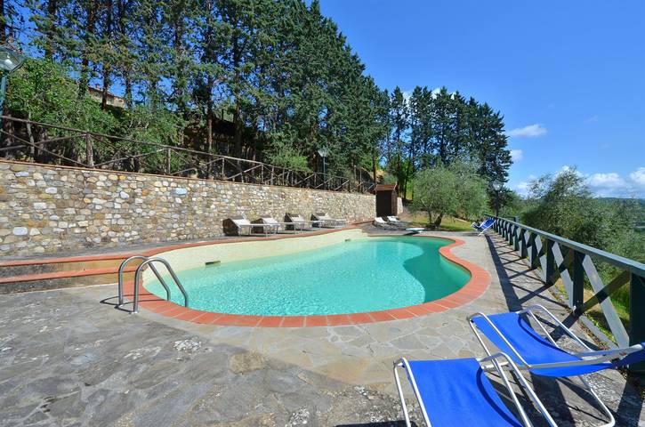 Location de vacances pour 8 personnes, avec terrasse à Castellina in Chianti - 3