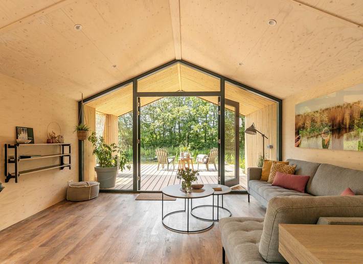 Ferienhaus für 2 Personen, mit Garten und Sauna sowie Seeblick in Wissenkerke