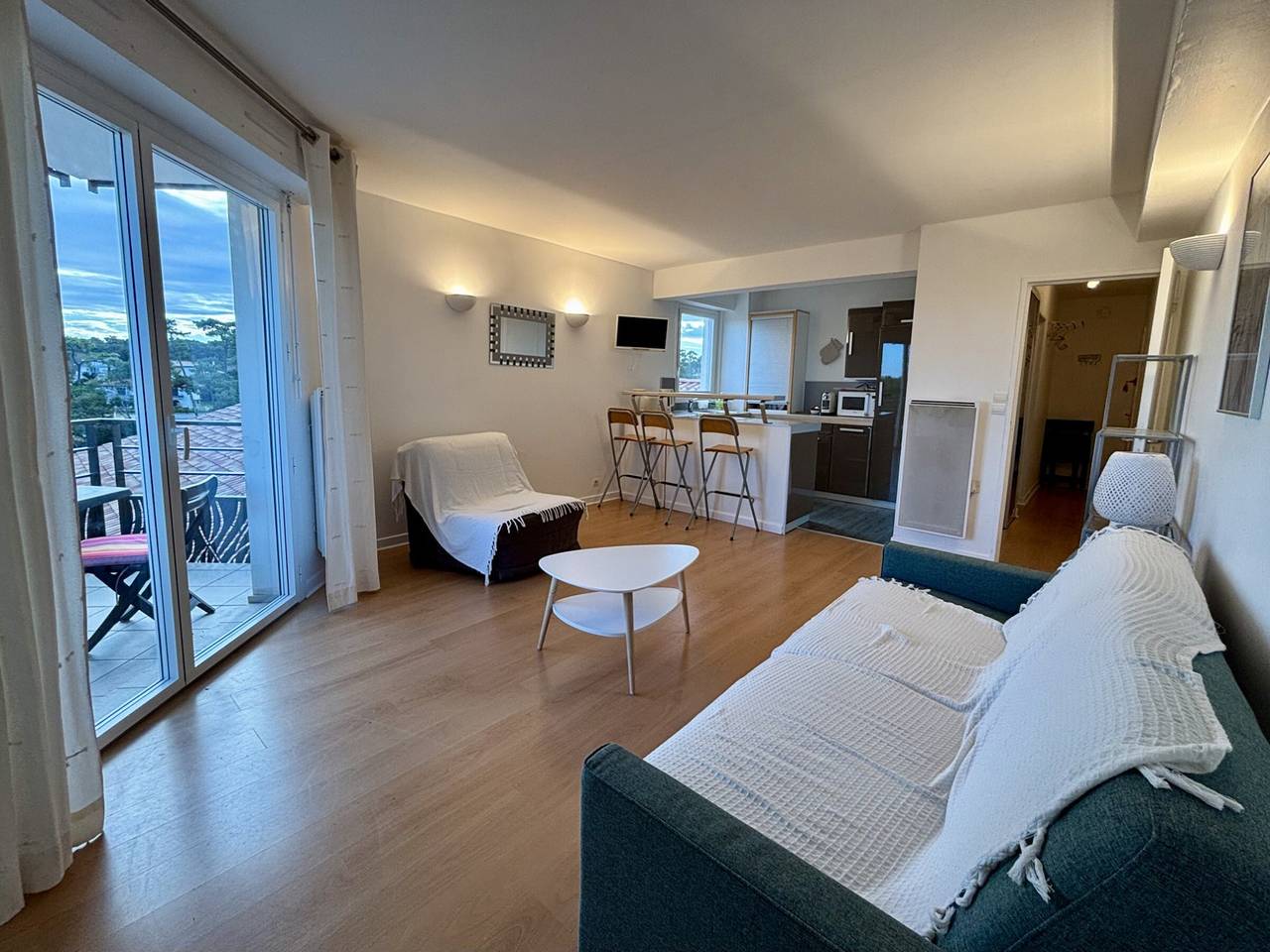 Ganze Wohnung, Geräumiges Studio in Anglet nahe dem Strand mit Pool in Anglet, Bayonne und Umgebung