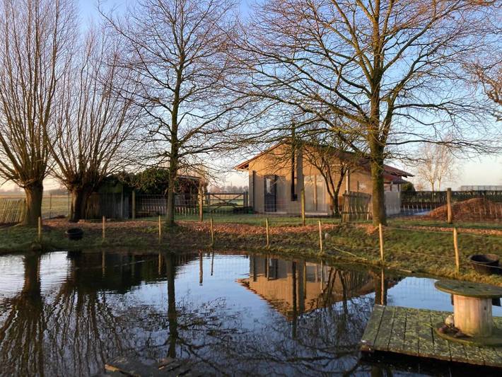 Location de vacances pour 2 personnes, avec terrasse et vue ainsi que vue sur le lac et jardin dans Westvleteren (bière) - 4