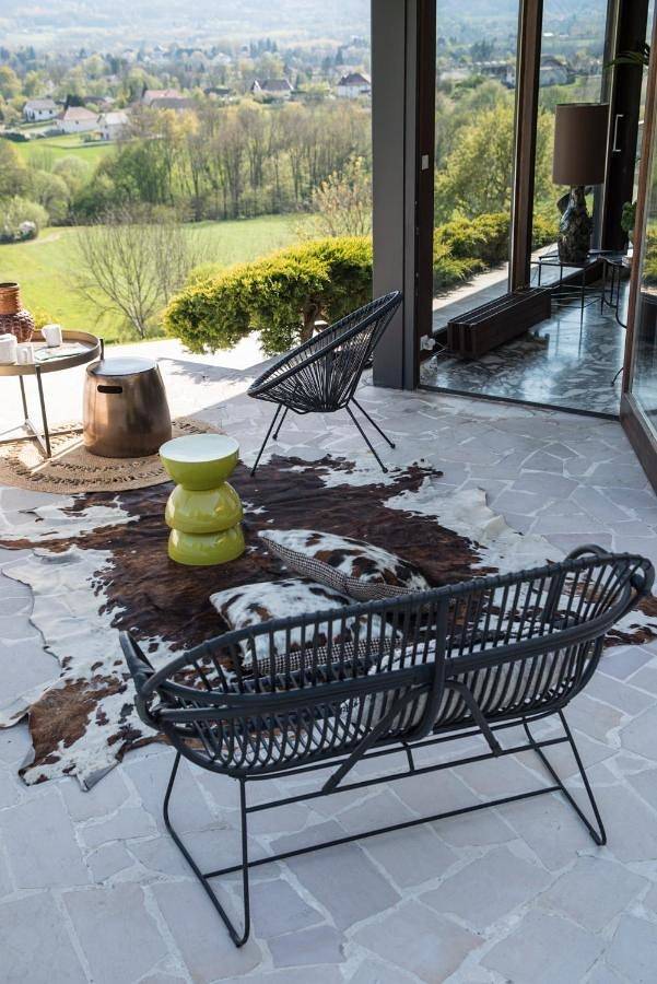 Chambre d’hôte pour 2 personnes, avec Balcon et Terrasse ainsi que Jardin et Vue