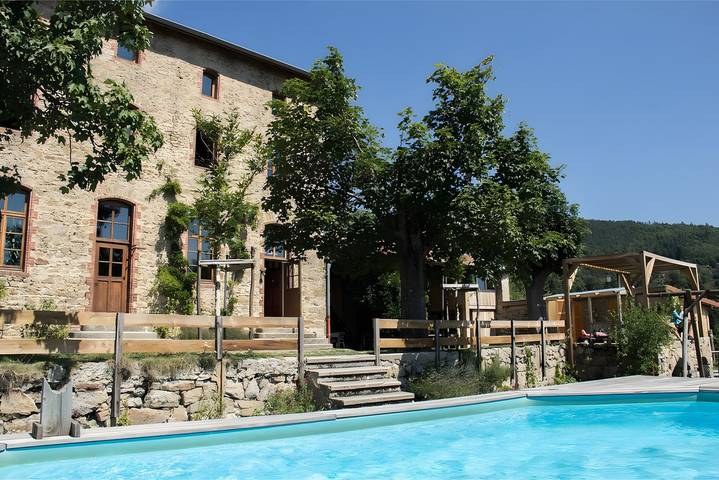 Maison d’hôte pour 2 personnes, avec sauna et jardin en Ardèche