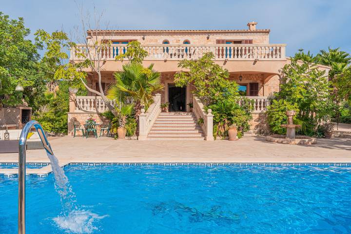 Finca mit Hund für 12 Personen, mit Sauna und Whirlpool sowie Garten und Kinderpool, mit Haustier in Santanyí - 3