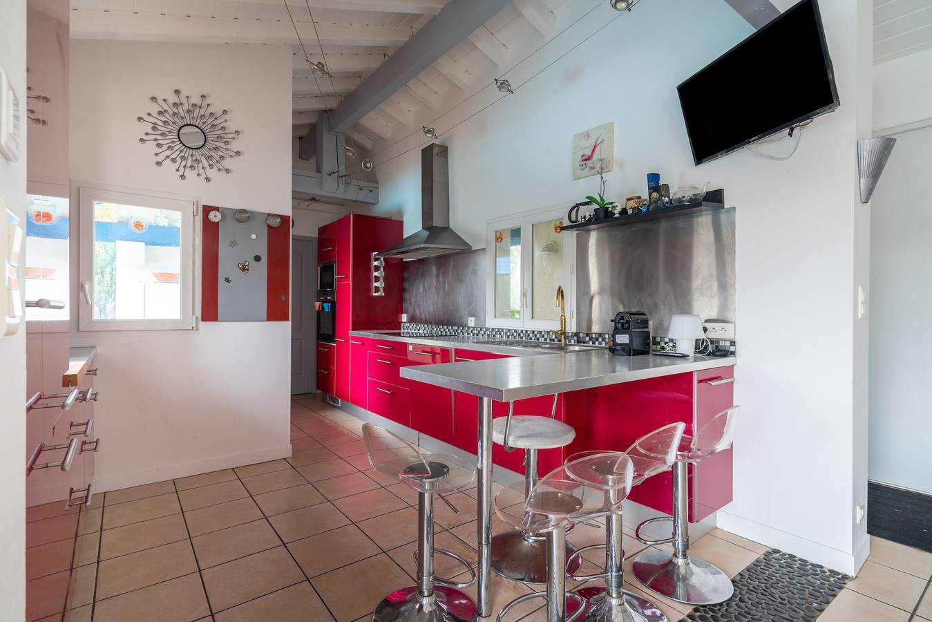 Maison de vacances avec piscine pour groupe in Bidart, Bayonne region