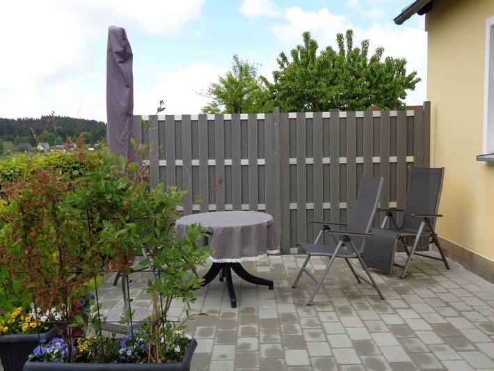 Ferienwohnung für 2 Personen, mit Balkon und Balkon/Terrasse sowie Terrasse und Garten in Bad Steben - 4