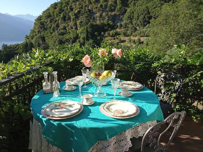 BnB für 2 Personen, mit Garten und Seeblick sowie Ausblick, mit Haustier am Comer See - 2