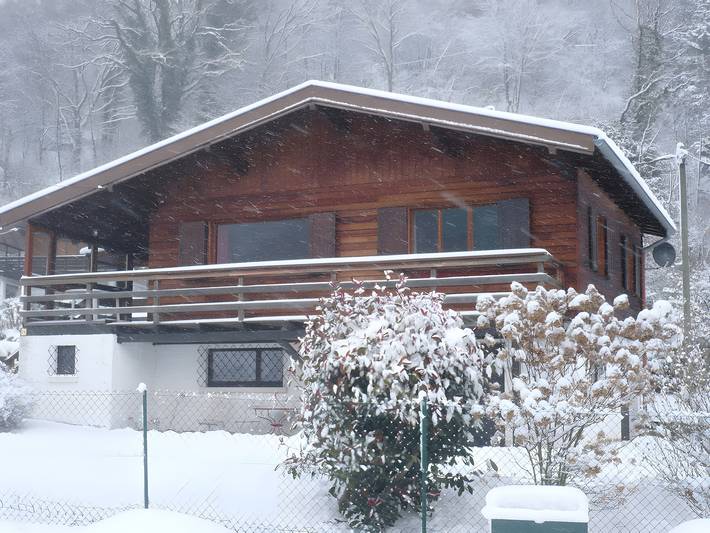 Chalet 'Vallée De Munster' mit Bergblick, privater Terrasse und privatem Garten in Metzeral, Regionaler Naturpark Belchen der Vogesen
