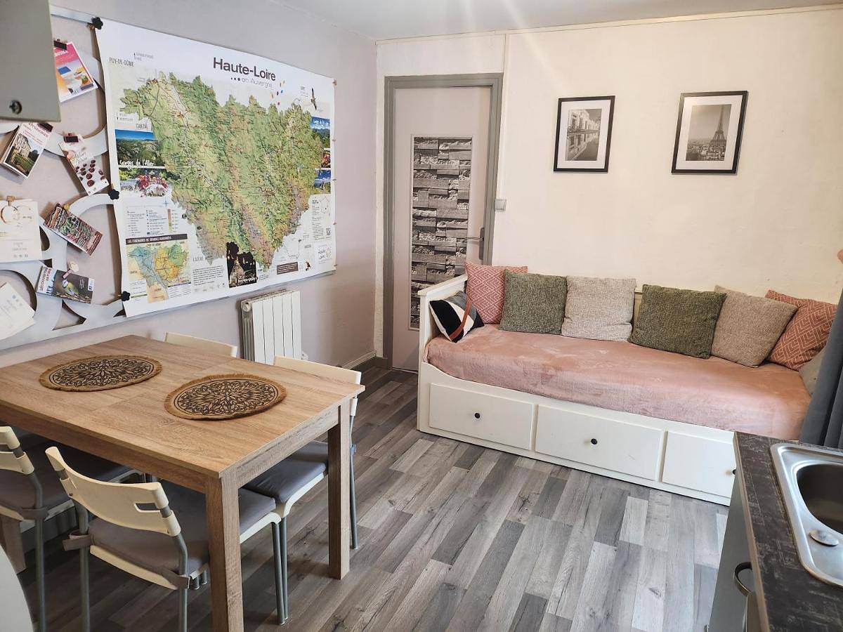 Double Room with Terrace in Saint-Just-Malmont, Parc Naturel Régional du Pilat