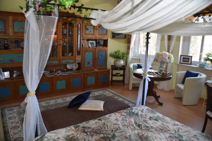 Ganze Wohnung, Ferienwohnung „Fritz“ in der Villa Hünlich mit Rondell-Blick in die Oberlausitz in Wilthen, Oberlausitz-Niederschlesien