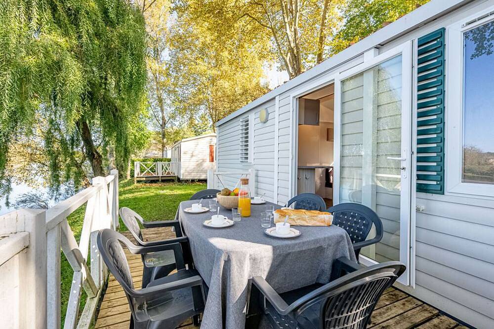 Mobil home climatizado - 6 pers. in Badefols-sur-Dordogne, Périgord Pourpre