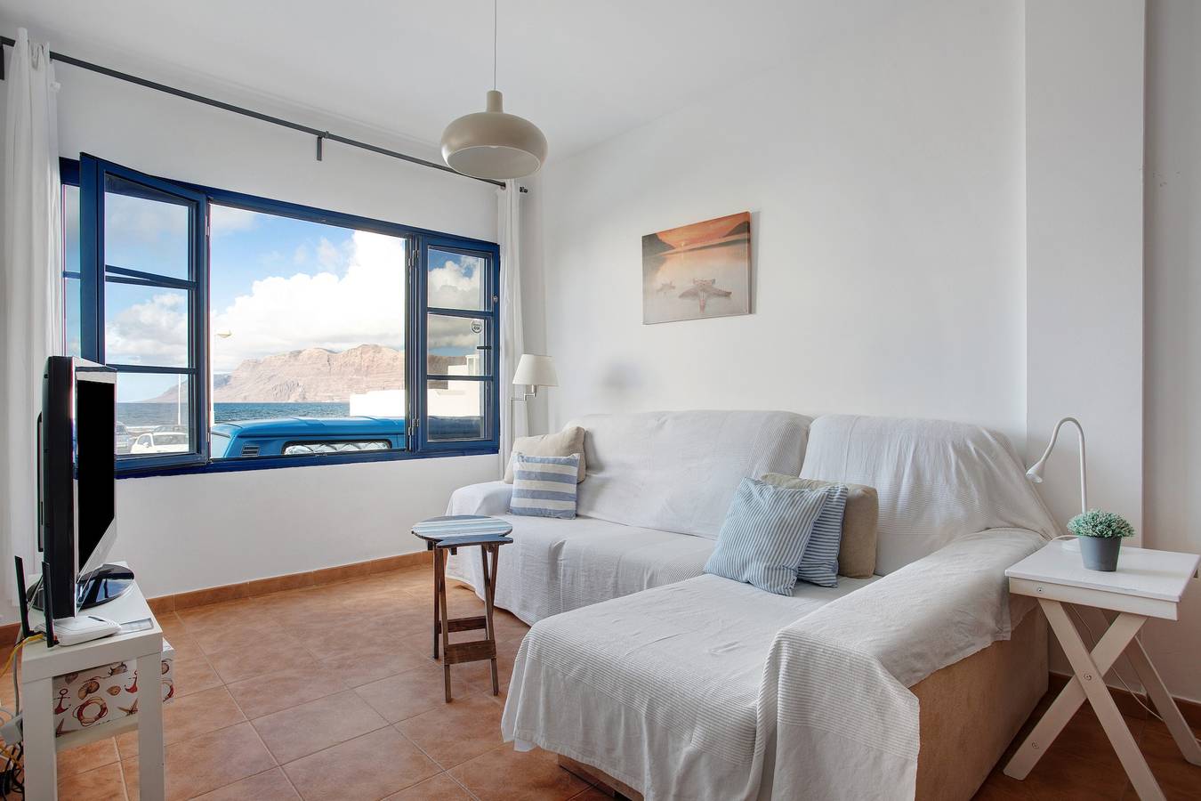 Maison de vacances Casa Vivo près de la plage avec vue sur la mer in Famara Beach, Teguise