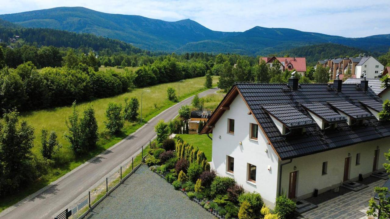 Widokowo - Domki z widokiem na Śnieżkę z Jacuzzi i Sauną in Karpacz, Sudeten (Polen)