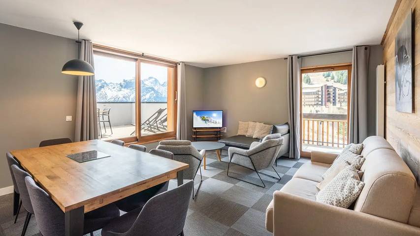 Chalet pour 8 personnes, avec piscine à Huez - 2