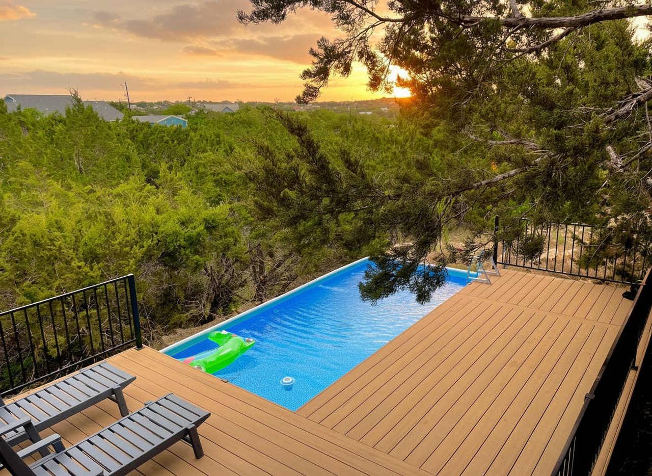 4 2 firepit hot tub scenic views L2 Ev charger in Condado de Travis