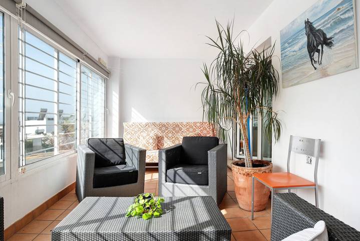 Entire apartment, Apartment 'Mirador del Palmar' with Beach Views, Private Terrace and Wi-Fi in Conil de la Frontera, Costa de la Luz