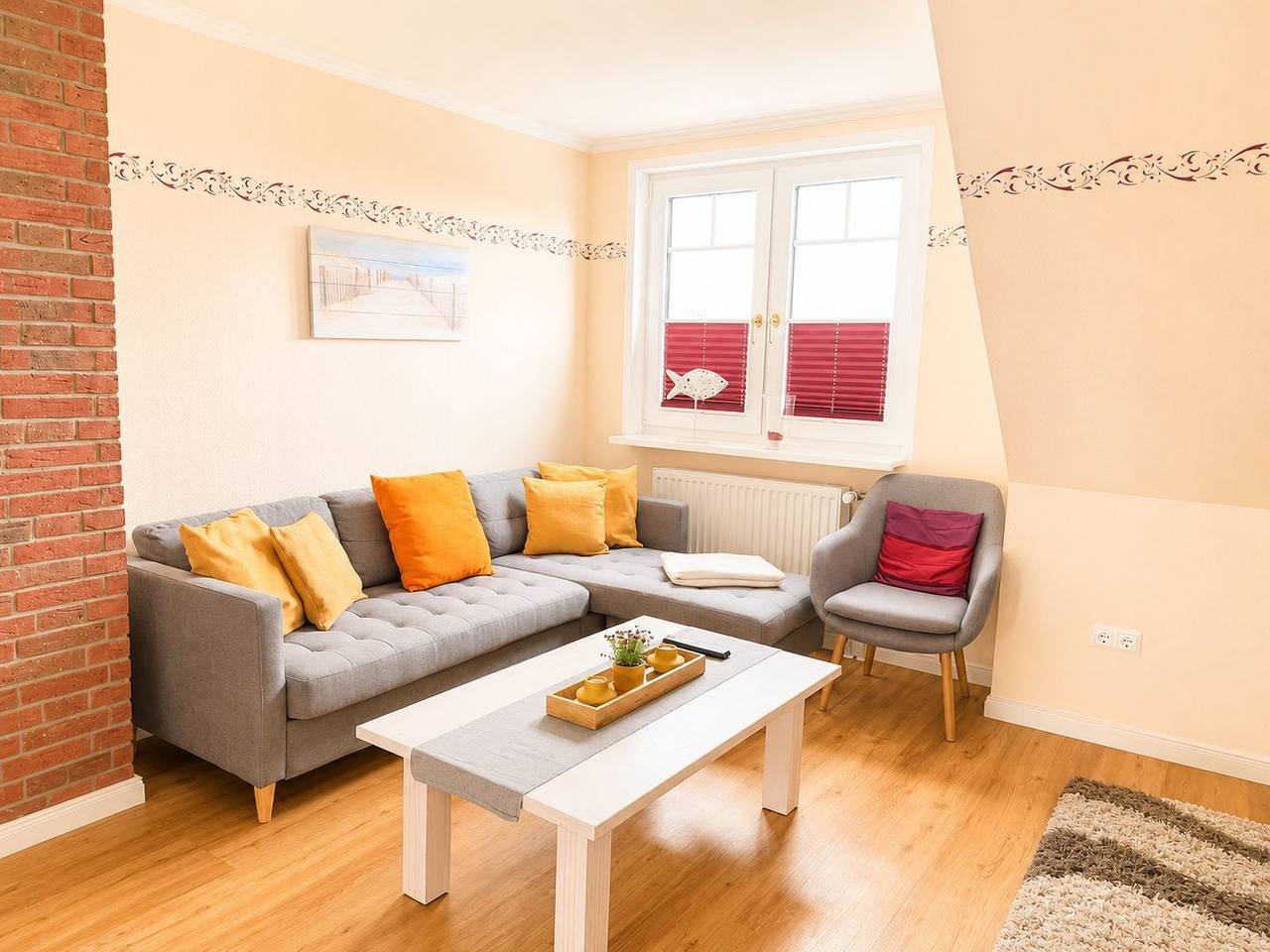 Ganze Wohnung, Ferienwohnung Daisy - Balkon, Dusche, eigener Parkplatz, 2 Schlafzimmer, meernah in Dagebüll, Nordfriesland