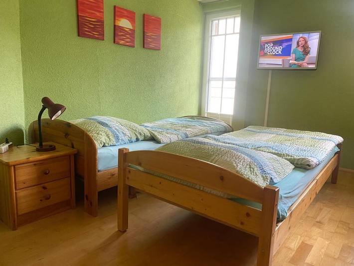 Ferienwohnung für 2 Personen, mit Balkon und Terrasse sowie Ausblick