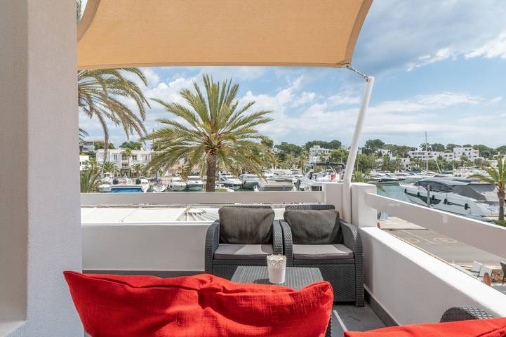 Ganze Wohnung, Ferienwohnung 'Porto Cari 9 Apart Marina Cala Dor' mit Meerblick, Wi-Fi und Klimaanlage in Cala d'Or, Santanyí