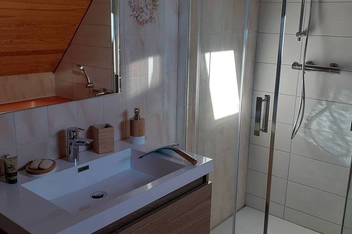 Maison de vacances pour 9 personnes, avec balcon et jardin