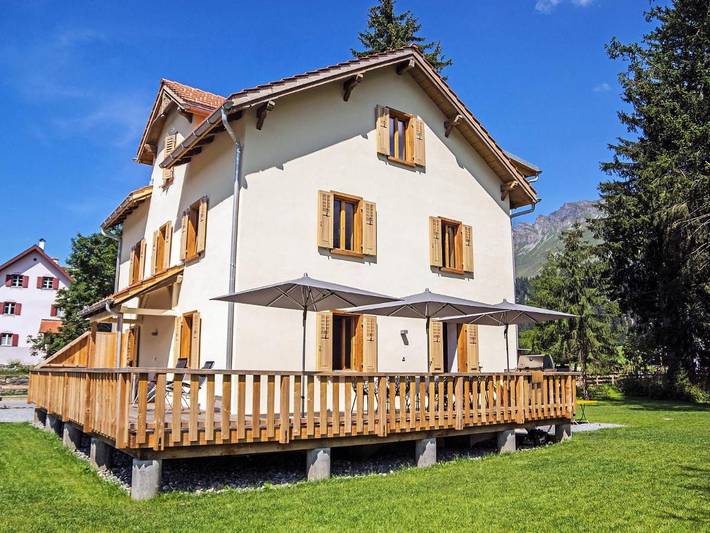 Ferienhaus für 10 Personen, mit Balkon und Terrasse sowie Sauna