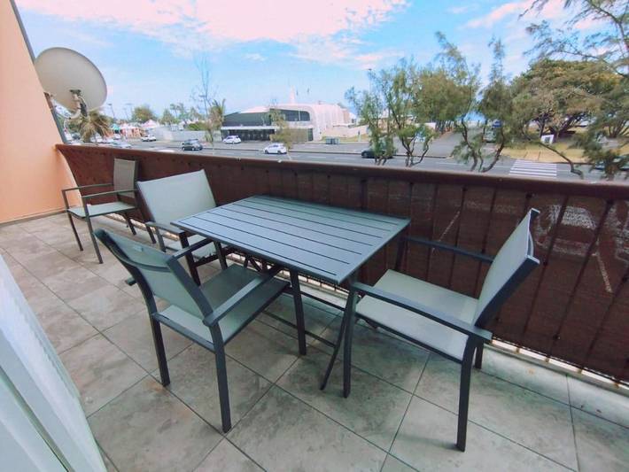 Gîte pour 5 personnes, avec balcon et vue dans Le Barachois Saint Denis