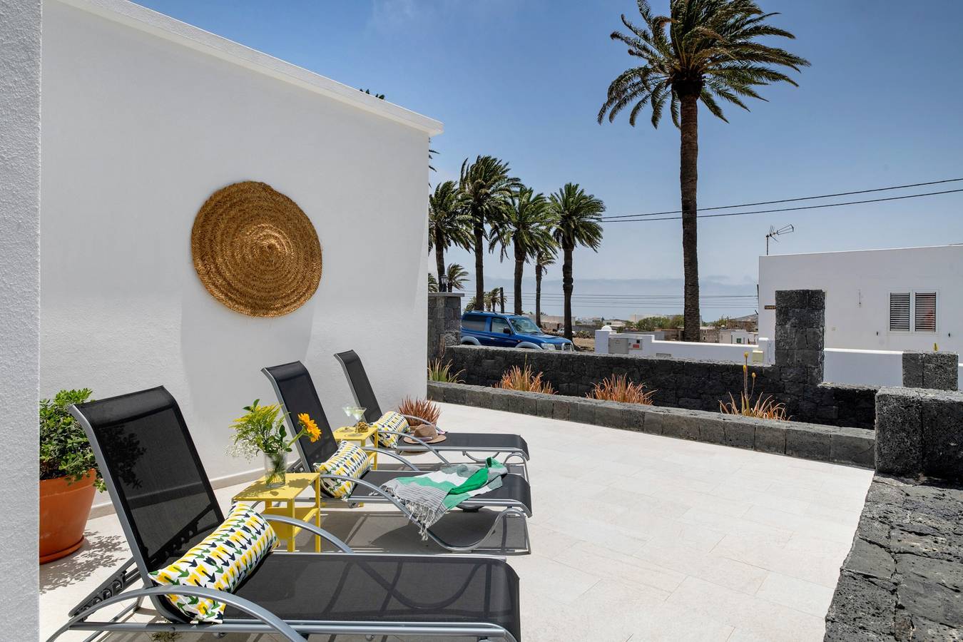 Vacation Home 'Villa Tahoyo' with Mountain View, Private Terrace and Wi-Fi in Máguez, Haría