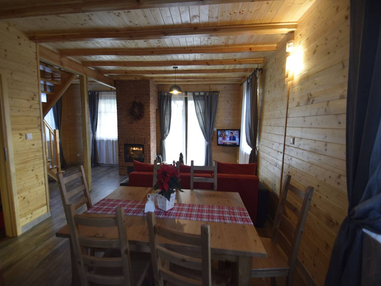 Wooden Holiday Home in Skrzynia with Terrace in Tucheler Heide