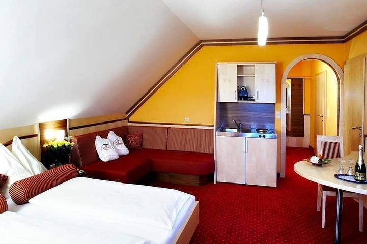 Ferienwohnung für 5 Personen, mit Balkon und Garten