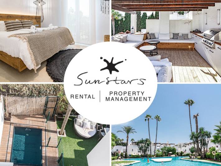 Casa rural para 10 personas, con piscina además de terraza y jardín en San Pedro Alcántara