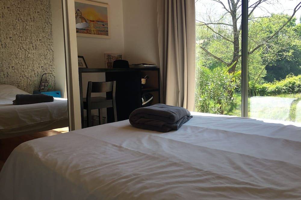 Holz Architektenhaus, Grünanlagen, Strände zu Fuß in Guéthary, Bayonne und Umgebung