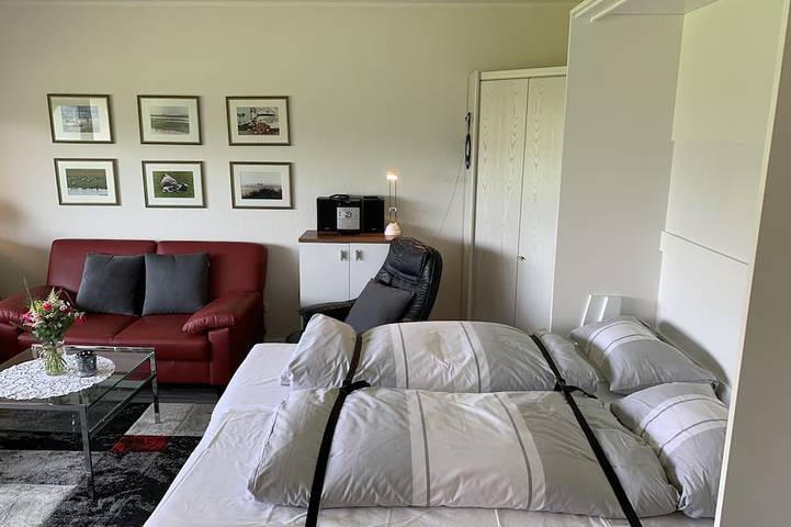 Ganze Wohnung, Reet-Ferienhaus Düwelswarft Wohnung Palstek in St. Peter-Ording, Eiderstedt