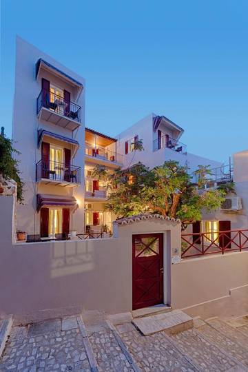 Maison d’hôte pour 2 personnes, avec vue et jardin, adapté aux familles dans Syros