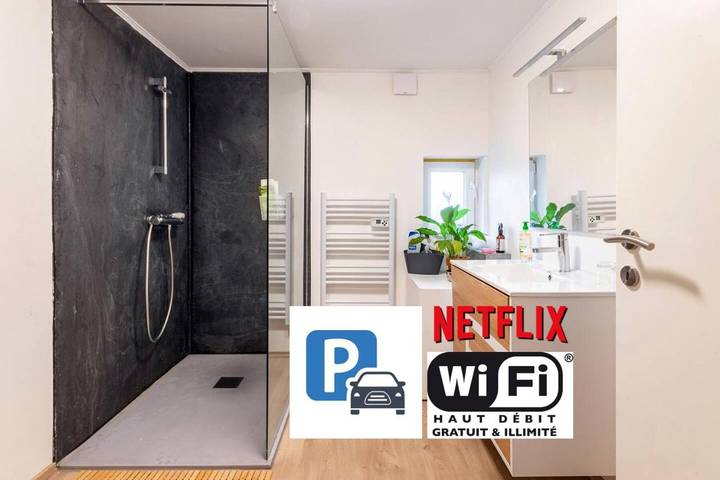 Appartement de vacances pour 7 personnes, avec Terrasse et Vue