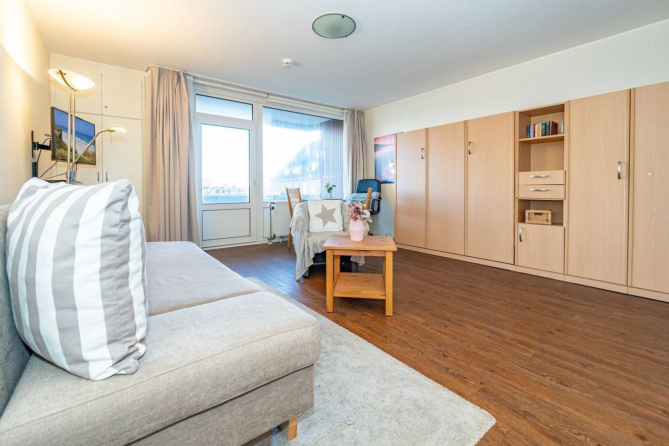 Ganze Wohnung, Zentral gelegene 1-Zimmer-Ferienwohnung Sylter Krabbe 19 a mit Parkplatz. in Westerland, Sylt (Gemeinde)