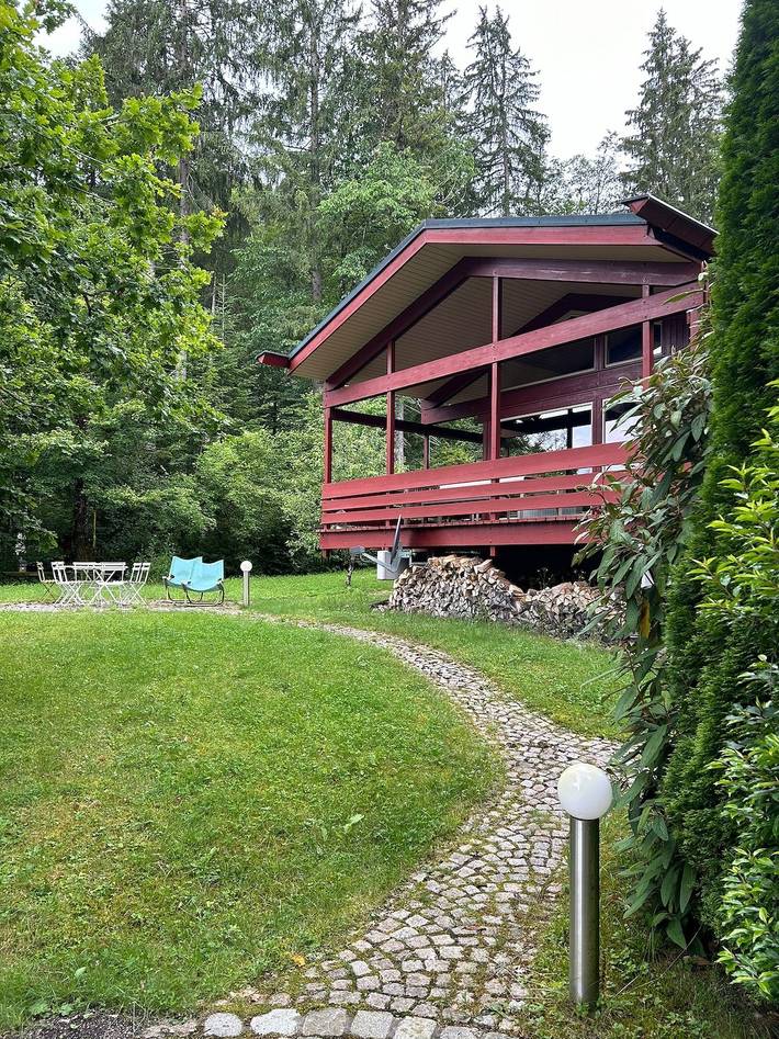 Ferienhaus für 9 Personen, mit Balkon und Garten sowie Sauna und Ausblick am Walchensee