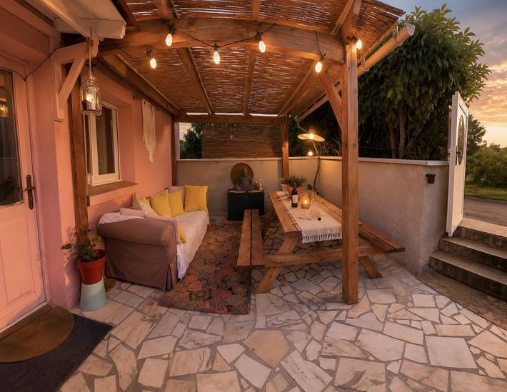 Maison de vacances pour 4 personnes, avec Balcon et Vue sur le lac