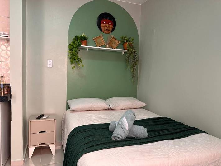 Maison d’hôte pour 3 personnes, avec jardin, animaux acceptés dans le Nord (Brésil)