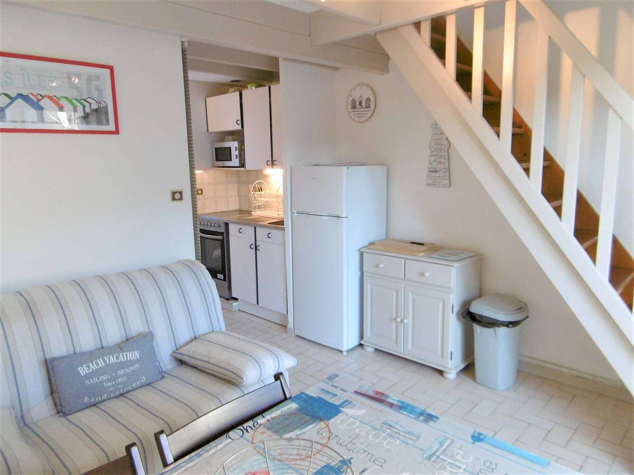 Appartement de vacances entier, Maisonnette 3 pièces 4 personnes à 50 m du port de St Jacques in Sarzeau, Côte des Mégalithes