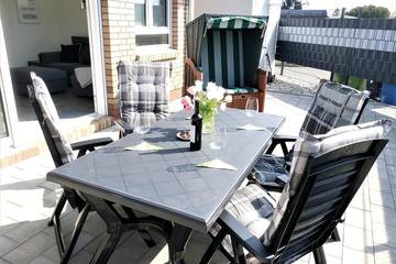 Ferienhaus für 4 Personen, mit Terrasse in Warwerort