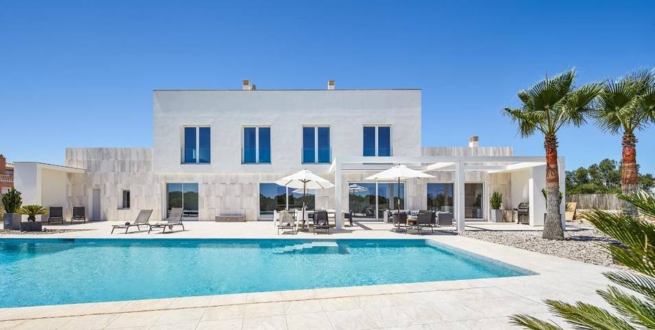 Villa für 12 Personen, mit Ausblick und Garten sowie Pool in Es Trenc - 2