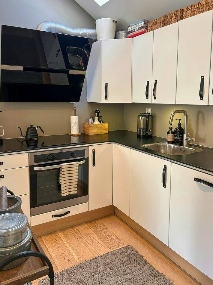 Apartamento entero, Ático con vigas a la vista en St. Hanshaugen in St. Hanshaugen, Oslo